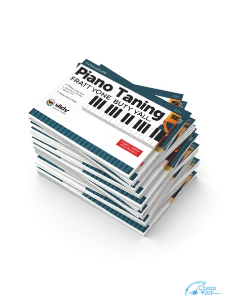 2500 Rapid 5.5x8.5 16pt Premium Matte Piano Tuner Bulk Postcards