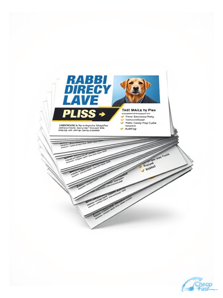 250 Low Price 3x3 18pt Ultra Premium Smooth White Rabbi Bulk Postcards
