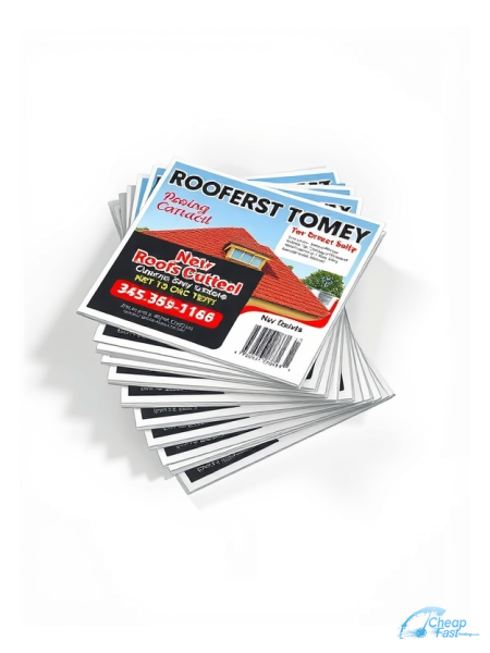 100 Low Rate 4x11 18pt Ultra Premium Pearl Roofer Bulk Postcards