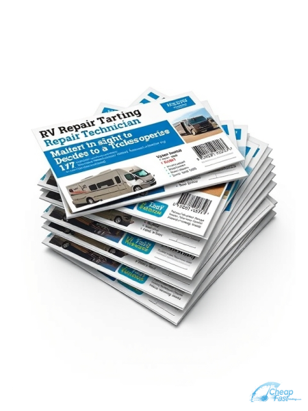 Rv Repair Technician 3" x 5" Postcards printed on premium cardstock