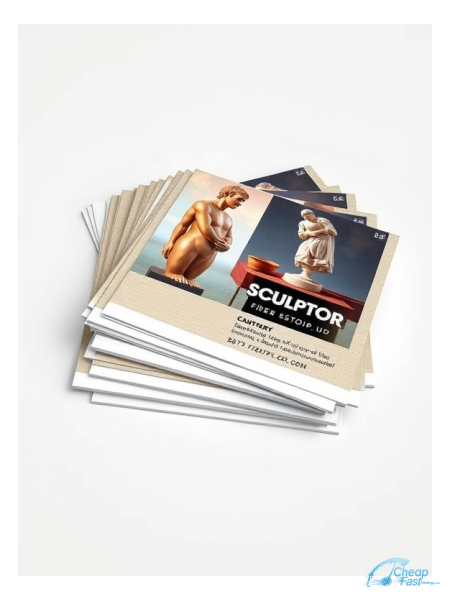 250 Speedy 5x5 13pt Premium Linen Sculptor Bulk Postcards