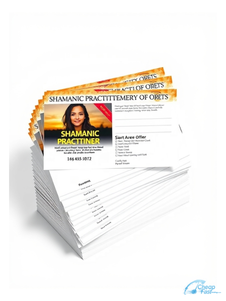 250 Entry Level 3.5x8.5 18pt Ultra Premium Smooth White Shamanic Practitioner Bulk Postcards