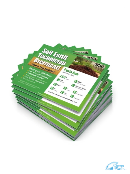 Soil Testing Technician 5" x 5" Postcards printed on premium cardstock
