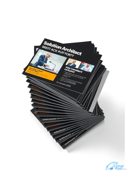 Solution Architect 4" x 6" Postcards printed on premium cardstock