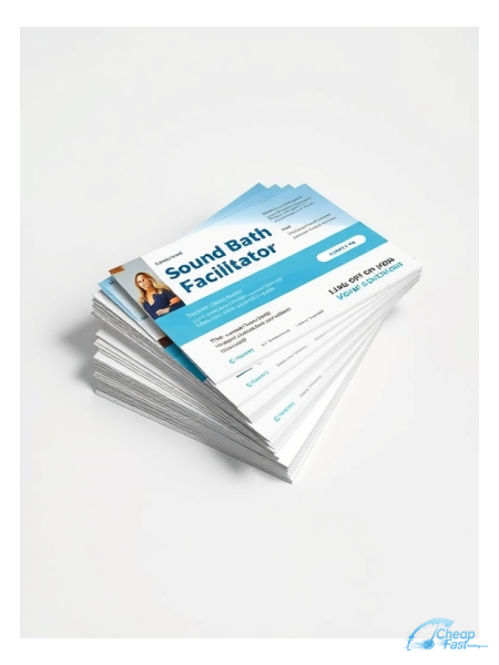 Sound Bath Facilitator 4" x 9" Postcards printed on premium cardstock