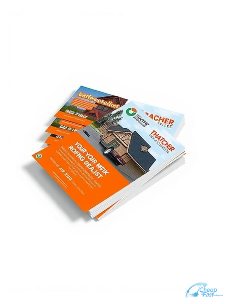 2500 Rapid 4x9 16pt Premium Matte Thatcher Roofing Specialist Bulk Postcards