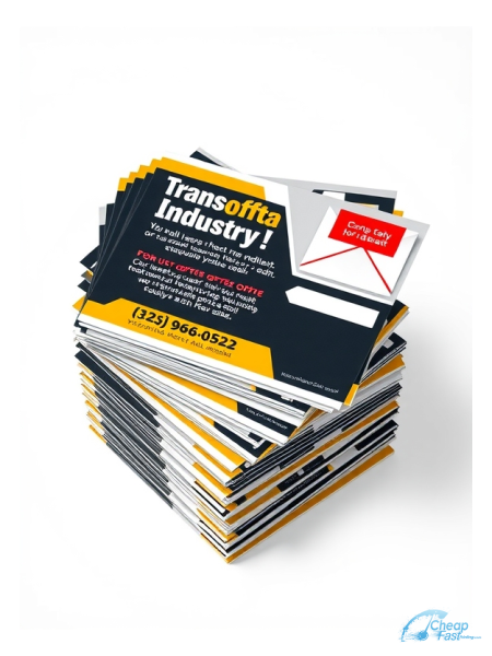 1000 Swift 4.5x4.5 38pt Trifecta Black With Velvet Finish Transcriptionist Bulk Postcards