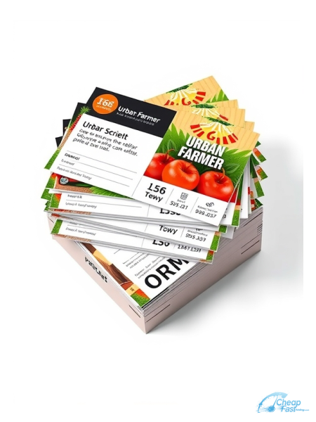 2500 Budget 6x8 16pt Premium Matte Urban Farmer Bulk Postcards