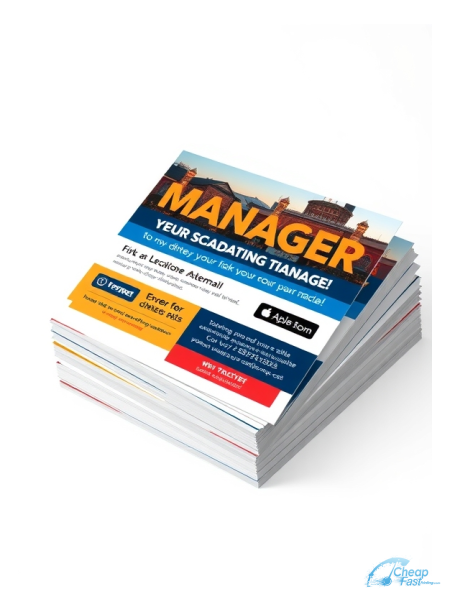 2500 Best Value 8x8 38pt Trifecta Blue With Velvet Finish Venue Manager Bulk Postcards