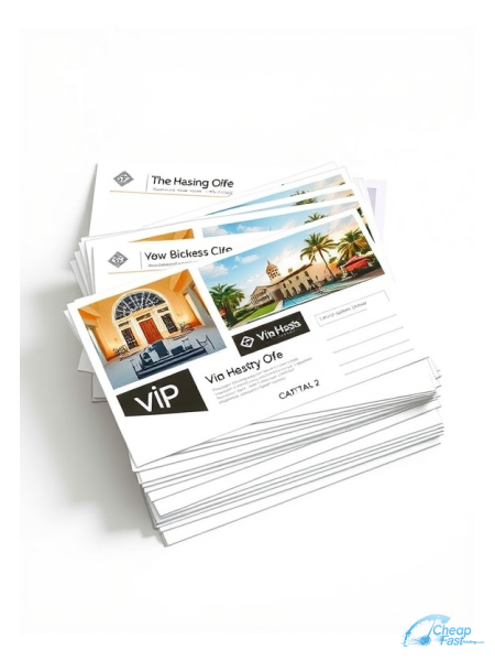 250 Wallet Friendly 9x11 13pt Premium Linen Vip Host Bulk Postcards