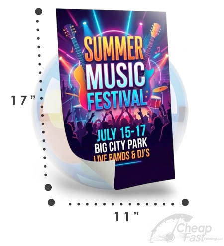 Poster Printing 11X17 – Custom Poster Printing, Cheap, Fast Turnaround, Bulk Posters