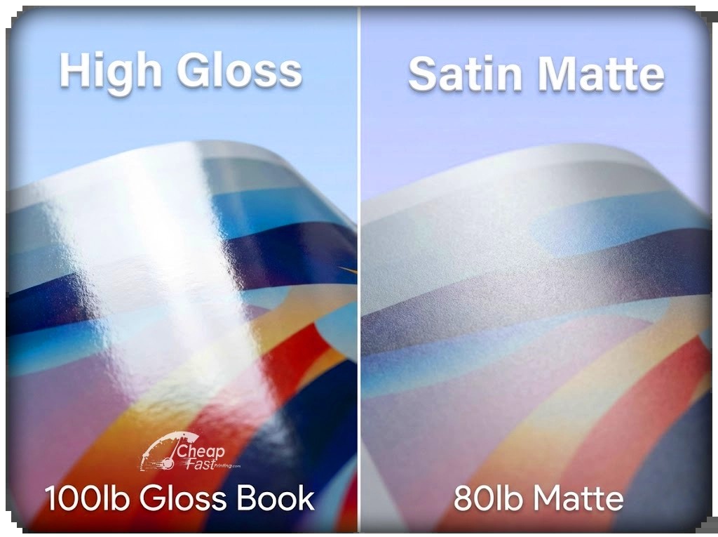 Print Paper Texture Comparison Matte Vs Gloss