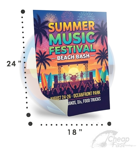 Poster Printing 18X24 – Custom Poster Printing, Cheap, Fast Turnaround, Bulk Posters