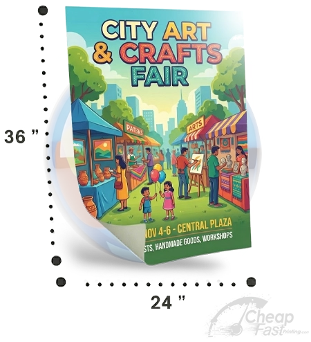 Quick Printing 24x36 Low Cost