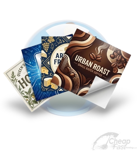 Cheap Square Stickers Quick Turnaround