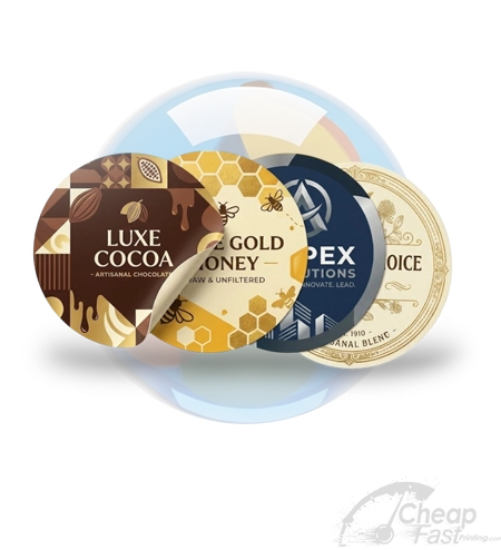 Fast Circle Labels Printing Service