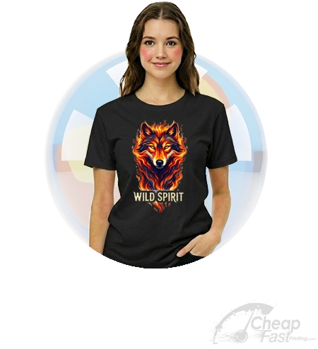 Women's Black Crewneck tee