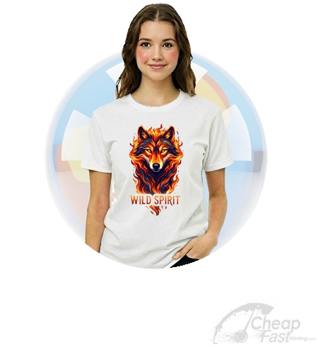 Women's White Crewneck tee