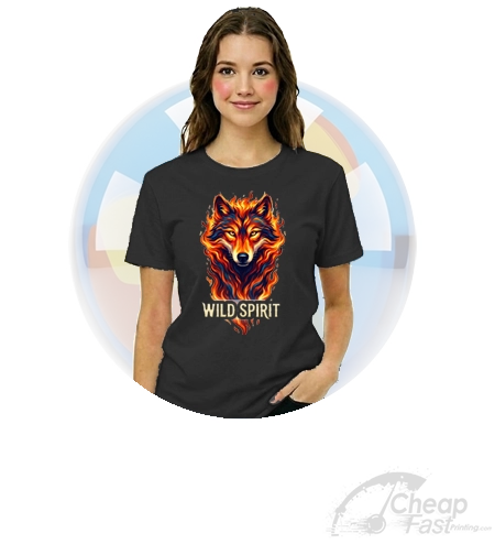 Women Charcoal Dark Gray Round Shape Neck Custom Color Printed Tshirt