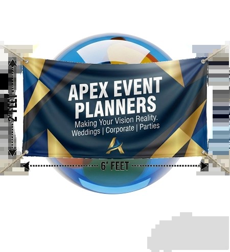 2x6 Outdoor Banner Grommets