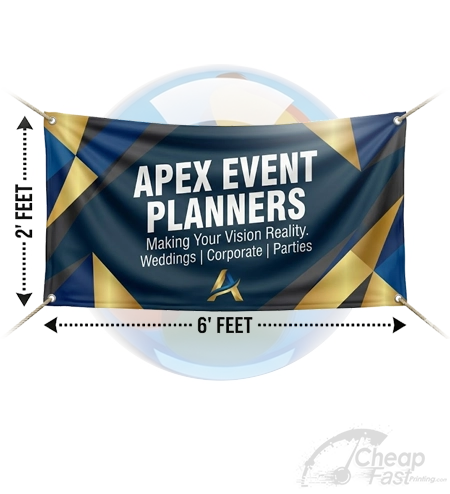 2x6 Outdoor Banner Grommets