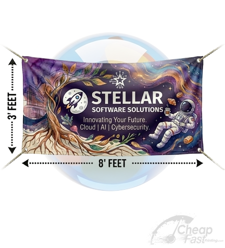 3x8 Mesh Fence Banner