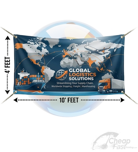 4ft X 10ft Large Format Marketing Sign Cheapfastprinting