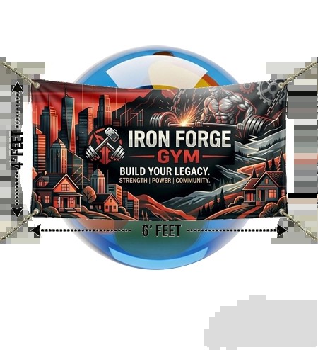 4x6 Full Color Banner