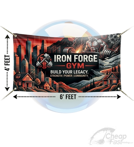 4x6 Full Color Banner