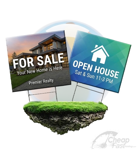 Custom Square Yard Sign Printing