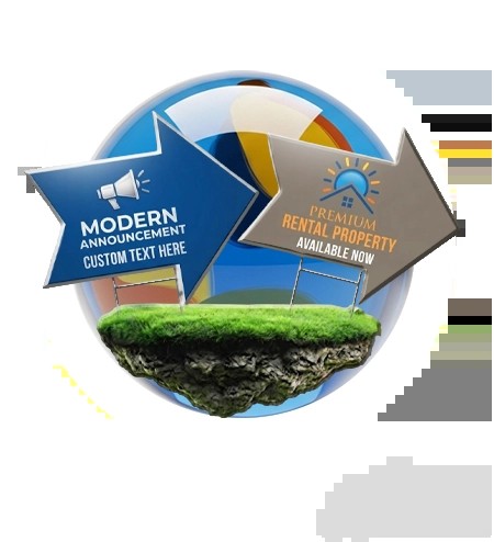 Directional Arrow Shaped Display