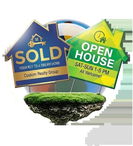 House Shaped Real Estate Display