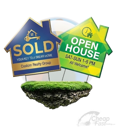 House Shaped Real Estate Display