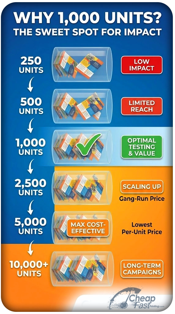 Comparing Flyer Printing Quantities Price And Effectiveness