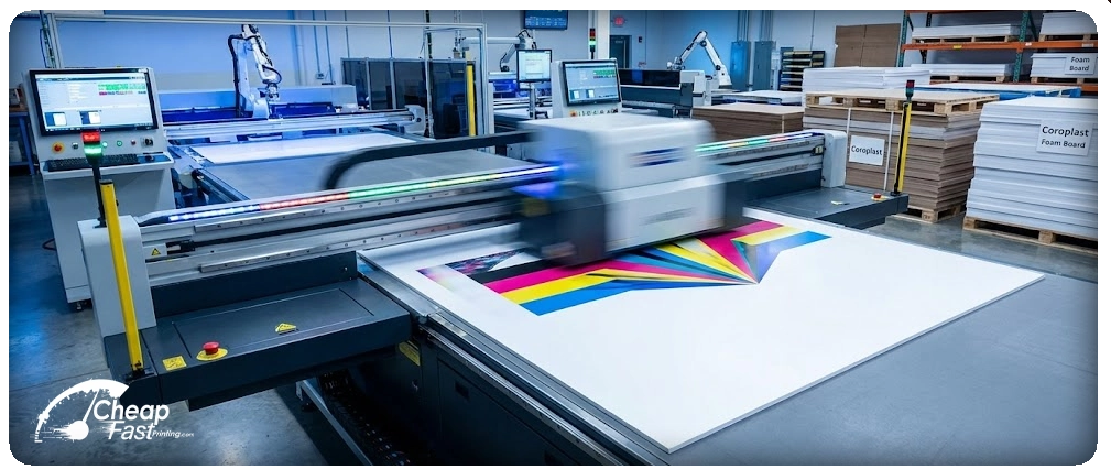 Large Format Flatbed Printer Automation Production