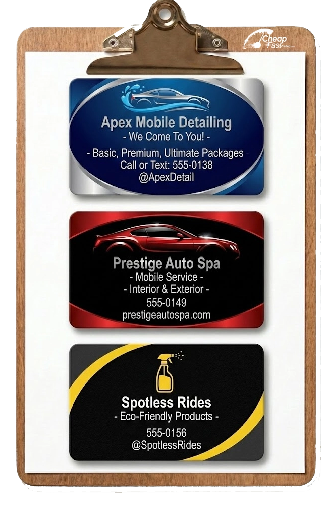 Car Detailing Wash Samples Business Cards By Cheapfastprinting Free Setup