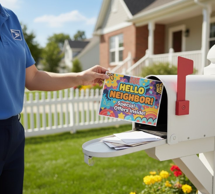 Eddm Postcard Mailbox Delivery