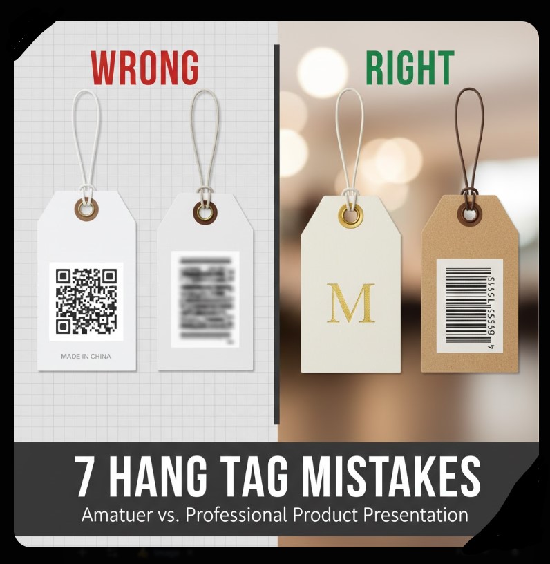 Graphic Design Mistake Comparison For Retail Price Tags Printing