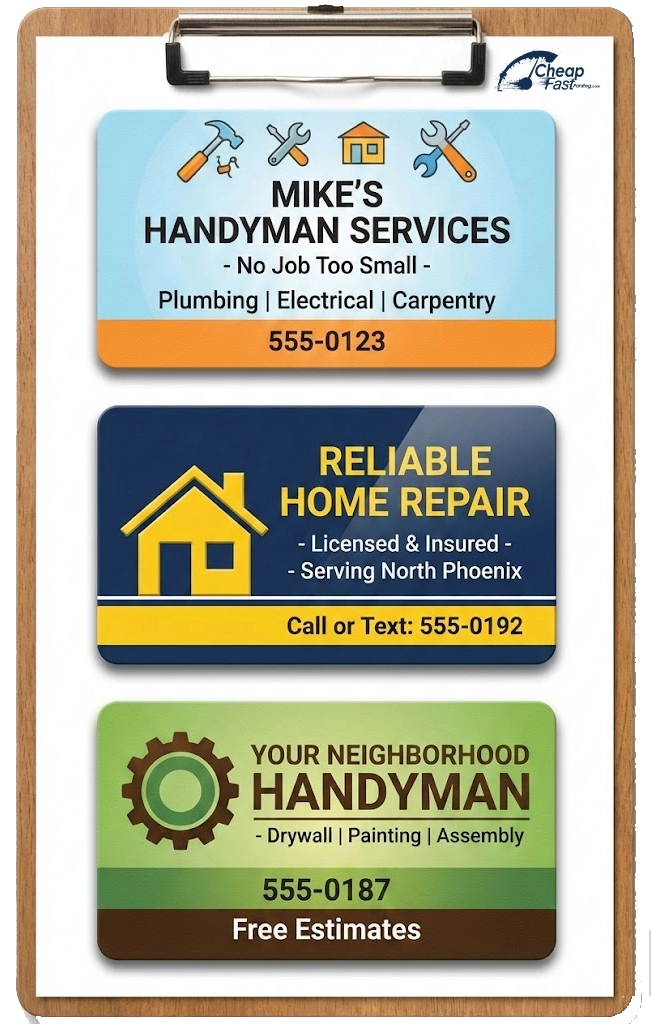 Handy Man Samples Business Cards By Cheapfastprinting Free Setup