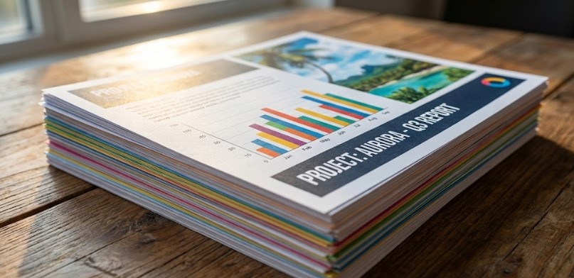 Stack Of Colorful Documents Webp