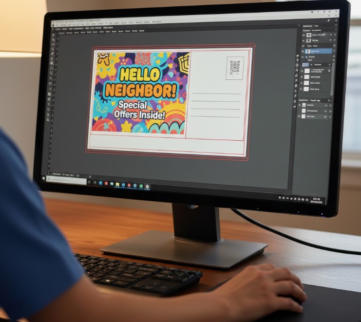 Usps Direct Mail Template Design Screen