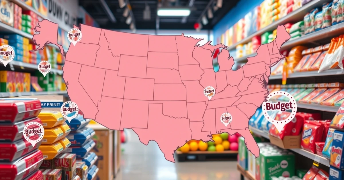 Budget Friendly Flyer Simple Map Without Words Horizontal