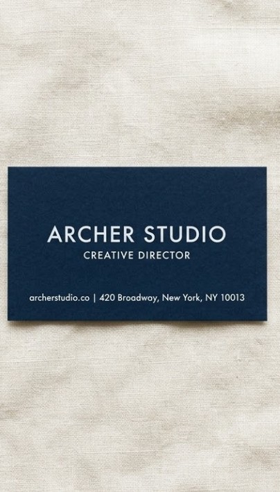Business Card Typography Font Comparison 2