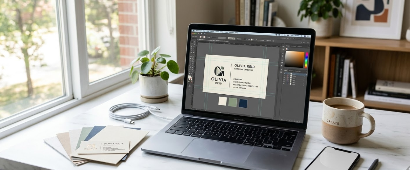 Canva Business Card Design Tutorial 1
