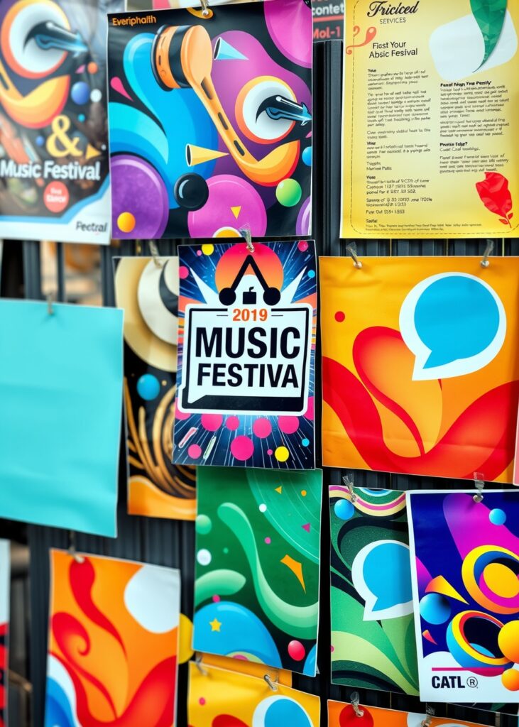 Flyer Printing Events Flyer Music Festival Pinned Vertical 4