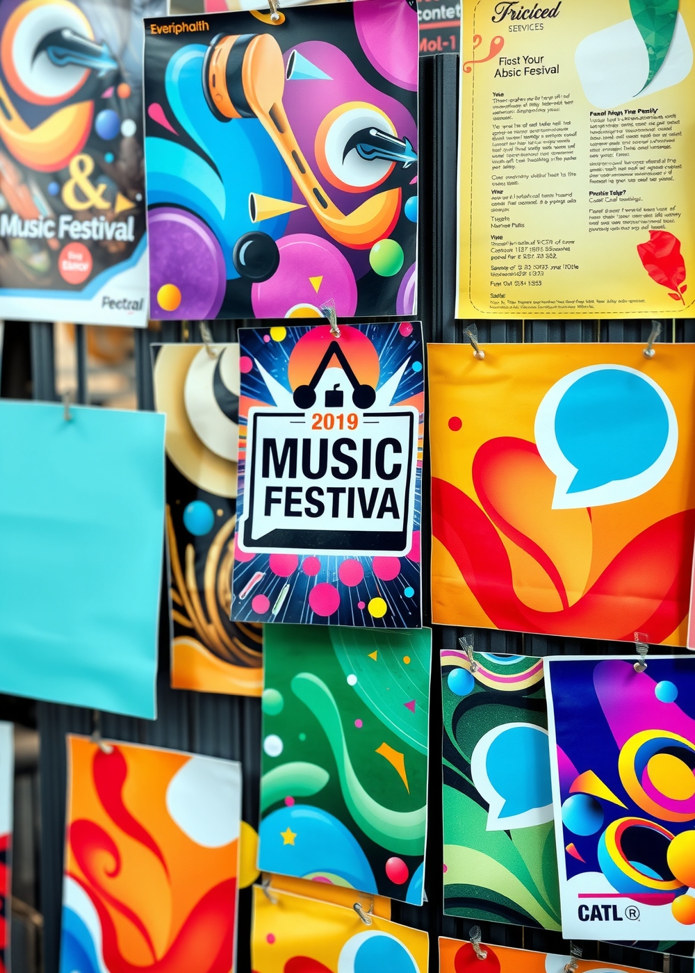 Flyer Printing Events Flyer Music Festival Pinned Vertical