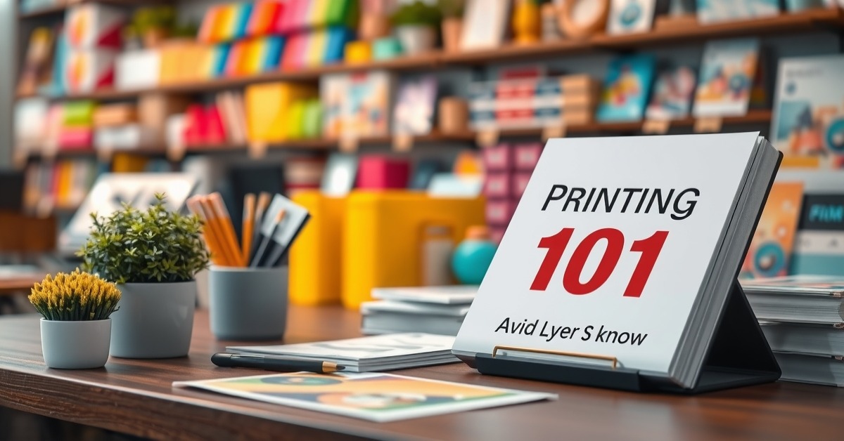Flyer Printing Everything Beginner S Desk Printing Horizontal