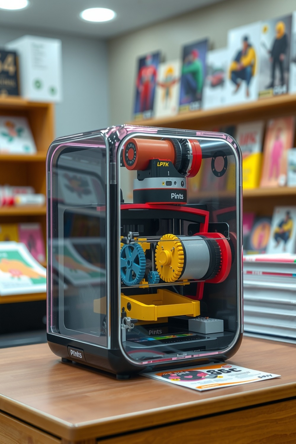 Machines Printing Flyers High Tech Printer Transparent Vertical