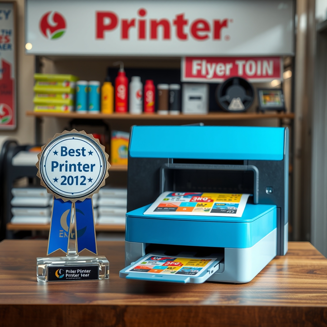 Machines Printing Flyers Printer Year Trophy Next Square