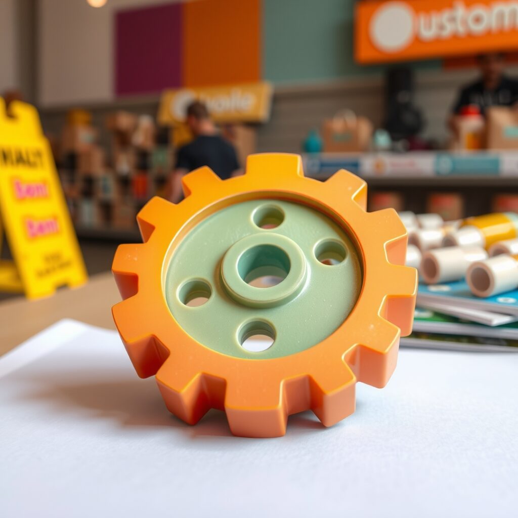 Online Custom Flyer Gear Object Flyer Outline Square 2